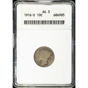 Dimes---Winged Liberty Head or Mercury 1916-1945 -Silver- 1 Dime