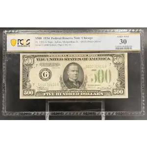 $500 1934  High Denomination Notes 2201-G