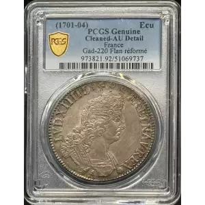 (1701-04) Ecu Gad-220 Flan réformé (2)
