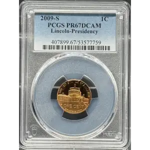 2009-S 1C Lincoln-Presidency, DCAM