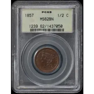 1857 1/2C, BN