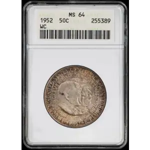 Classic Commemorative Silver---Carver/Washington Commemorative 1951-1954-Silver- 0.5 Dollar