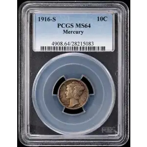 1916-S 10C Mercury