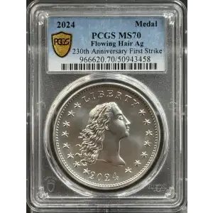 2024 Flowing Hair Silver Medal