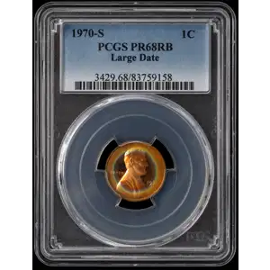 1970-S 1C Large Date, RB