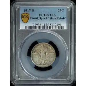 1917-S 25C Type 1, 